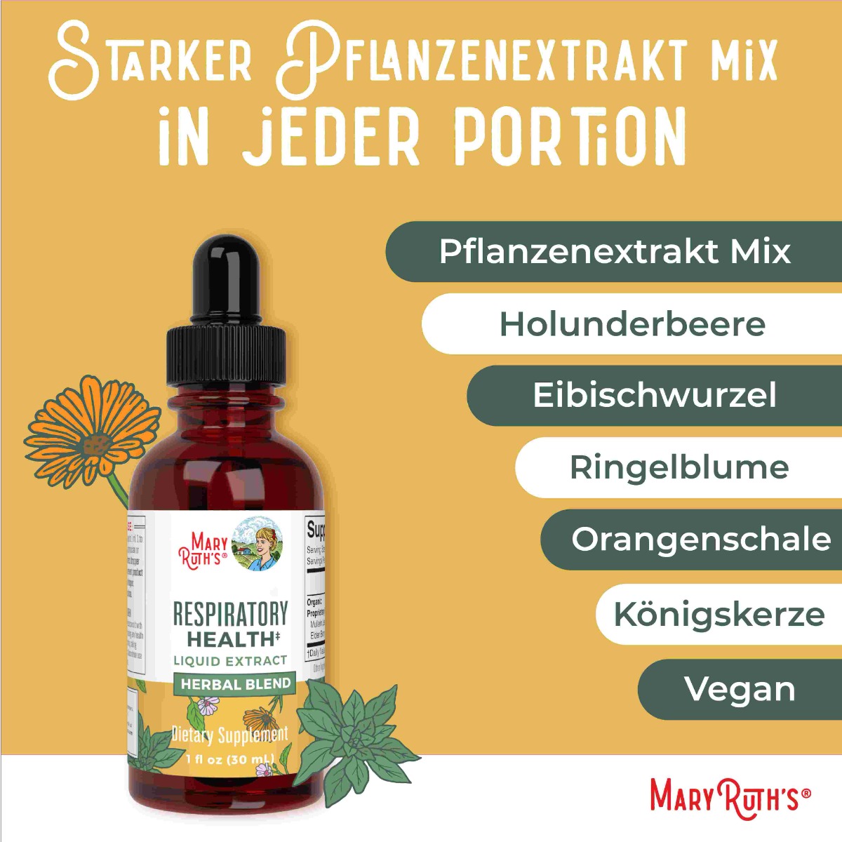 MaryRuth Organics - Ökologische Tropfen für die Atemwegsgesundheit - 30 ml – Bild 6