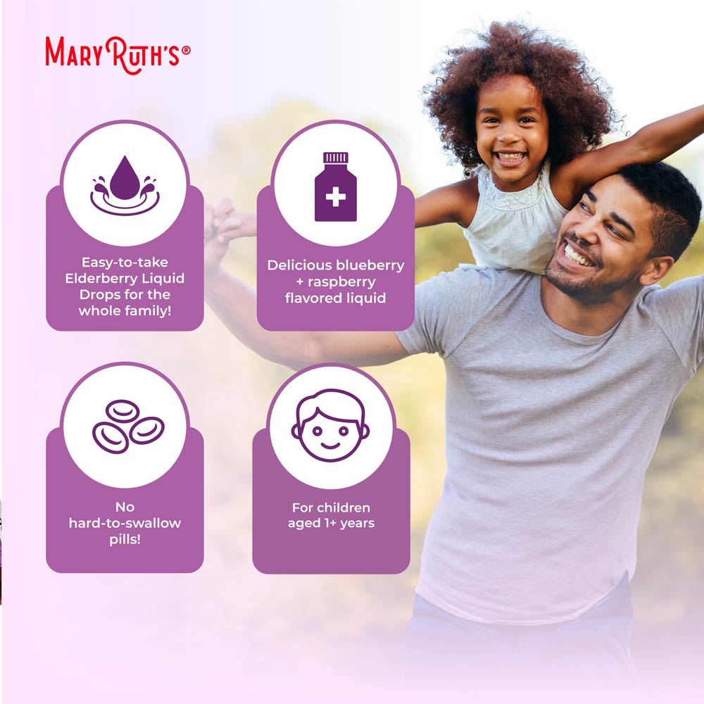 MaryRuth Organics - Ökologische flüssige Tropfen aus Holunderbeeren, Blaubeeren und Himbeeren - 30 ml – Bild 6
