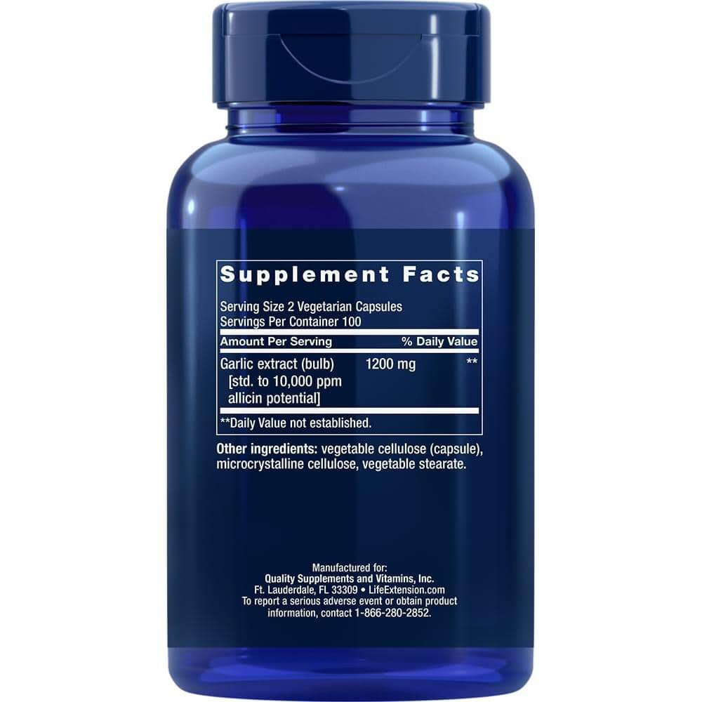 Life Extension - Optimierter Knoblauch - 200 Kapseln – Bild 3