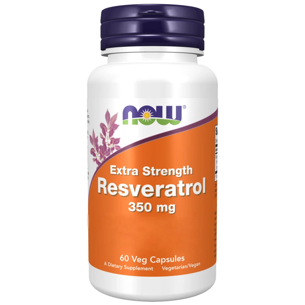 NOW Foods Resveratrol 350 mg 60 Kapseln – Bild 4