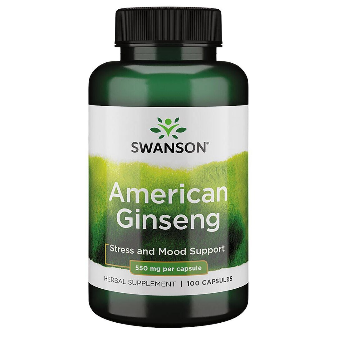 SWANSON American Ginseng 550mg 100kaps