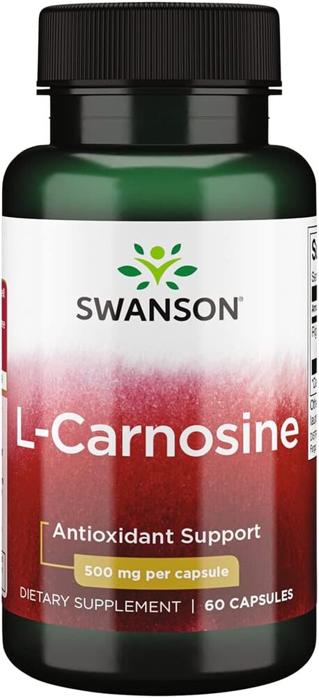 Swanson - L-Karnosin 500 mg, 60 Kapseln – Bild 2
