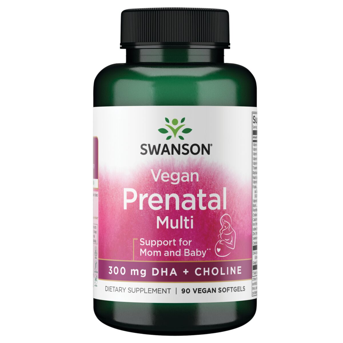 SWANSON Vegan Prenatal Multi z DHA i Cholin¹