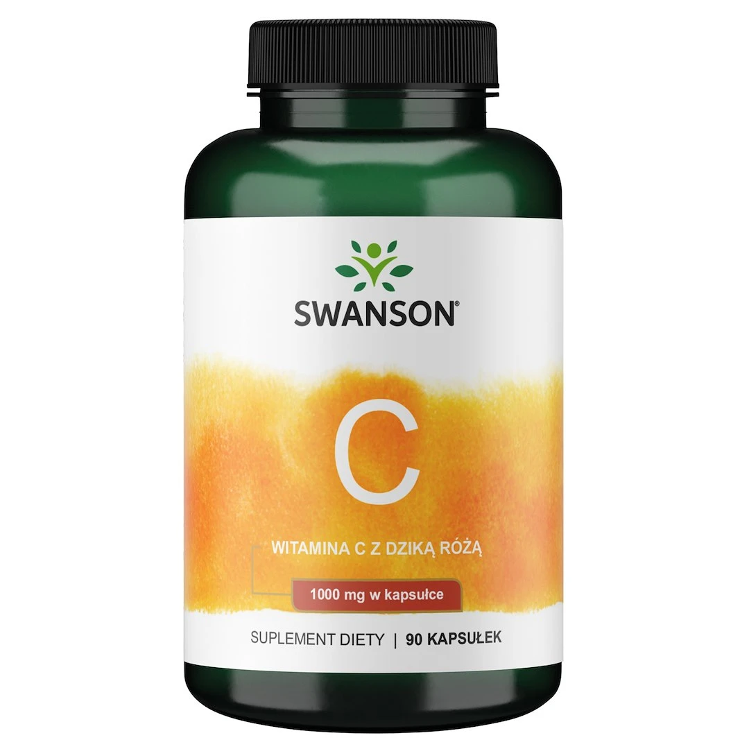 SWANSON Witamina C1000 + dzika ró¿a 90 kaps