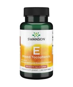 SWANSON Witamina E mieszanka 200IU 250 sgels