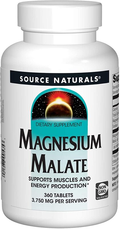 Source Naturals Magnesium Malate 1250mg 360 tablets