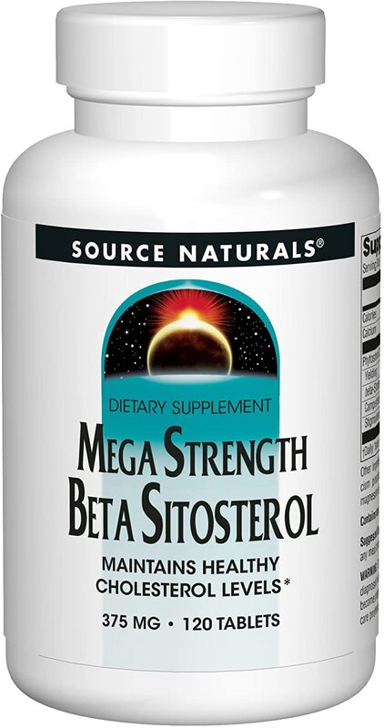 Source Naturals Mega Strength Beta Sitosterol 375mg 120 Veg. tablets