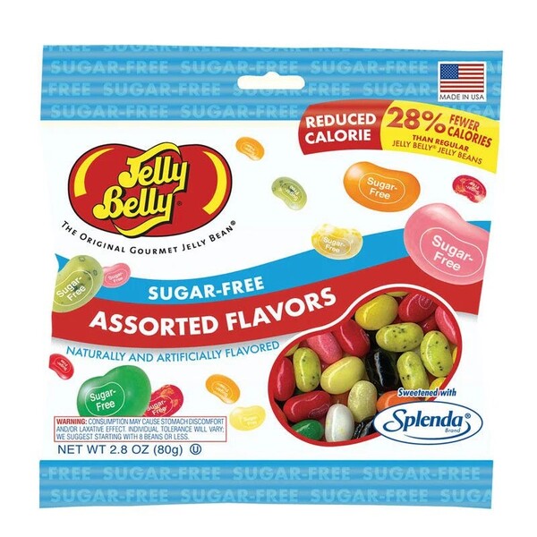Sugar-Free Assorted Flavors Jelly Beans - 80g