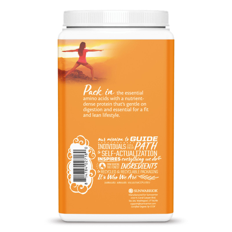 Sunwarrior - Protein Plus Bio Schokolade, Pulver 750 g – Bild 4