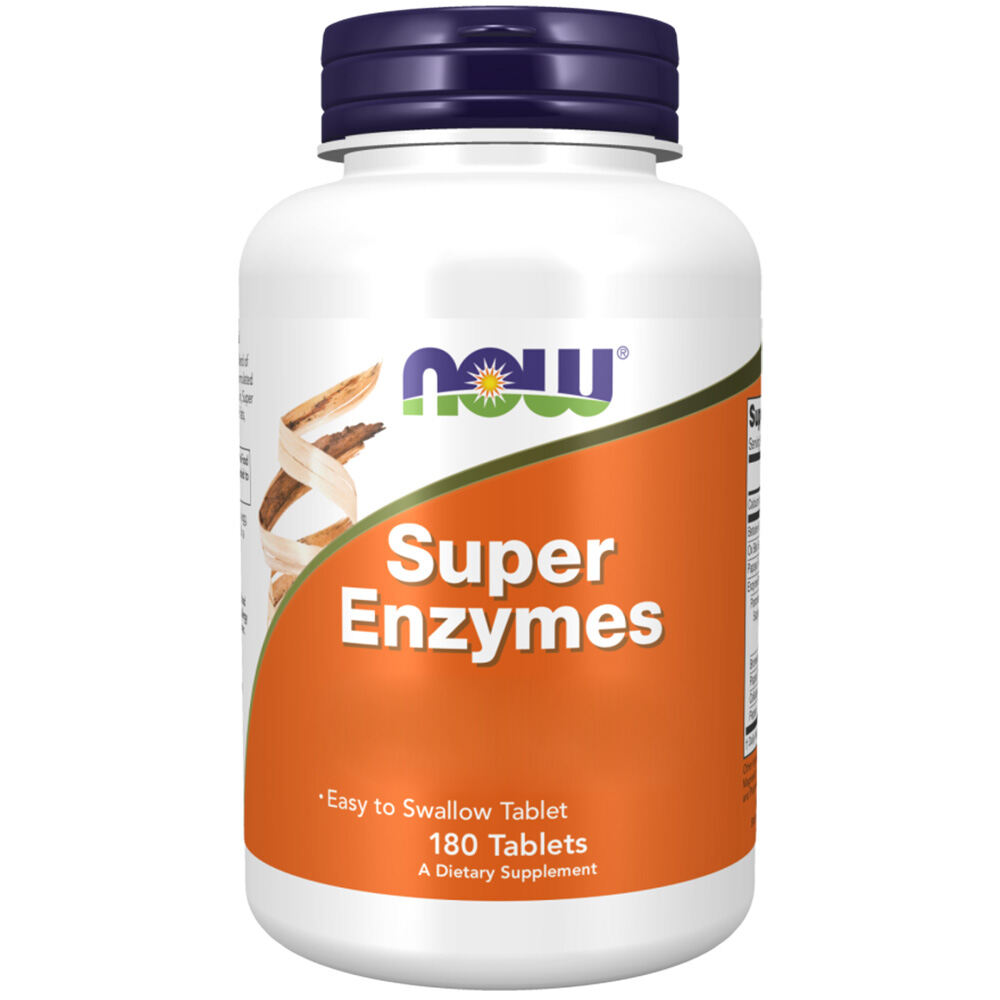 NOW Foods - Superenzyme - 180 Tabletten – Bild 4
