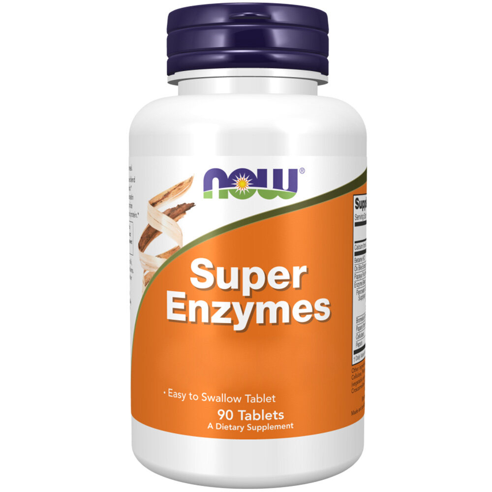 NOW Foods - Super-Enzyme - 90 Tabletten für optimale Verdauung – Bild 4