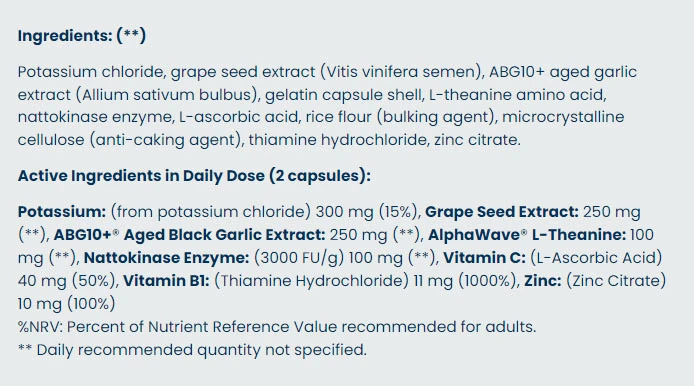 USA Medical - Blutdruck Ultra (60 Kapseln) – Bild 2