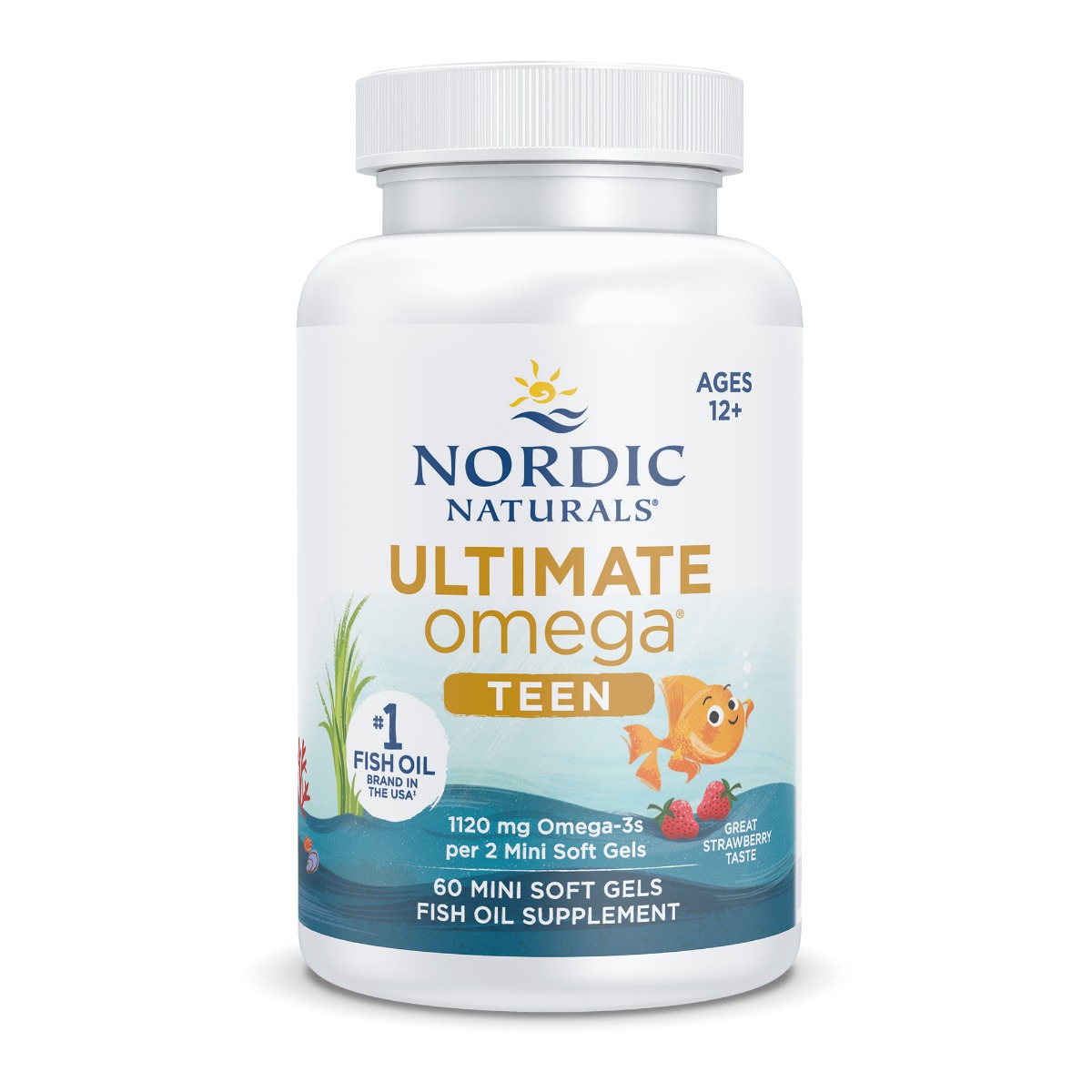 Nordic Naturals - Ultimate Omega 2X TEEN - 60 Mini-Kapseln – Bild 3