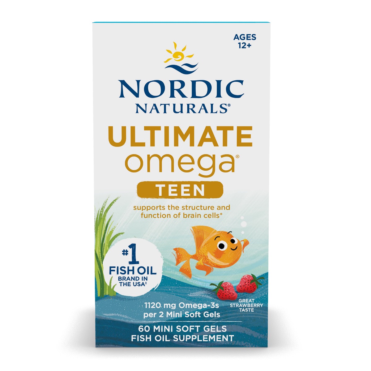 Nordic Naturals - Ultimate Omega 2X TEEN - 60 Mini-Kapseln – Bild 4