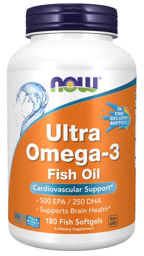 Ultra Omega-3 (In Fish Gelatin Softgels) - 180 fish softgels