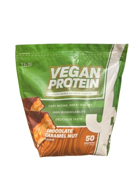 Trained By Jp - Veganes Protein, Schokolade-Karamell-Nuss - 2000G-image