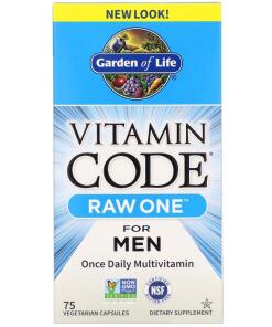 Vitamin Code RAW ONE for Men - 75 vcaps
