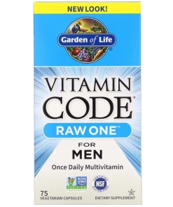 Vitamin Code RAW ONE for Men - 75 vcaps