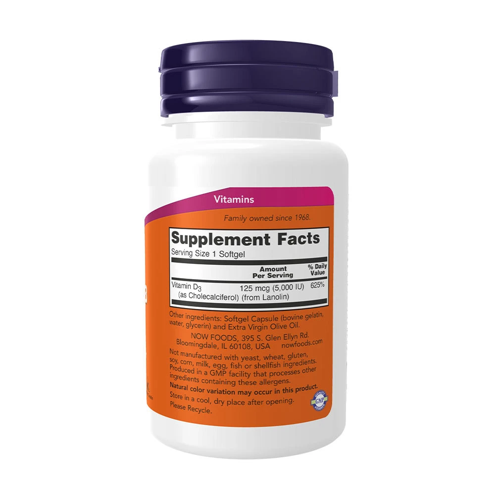 5000 IU - 120 softgels