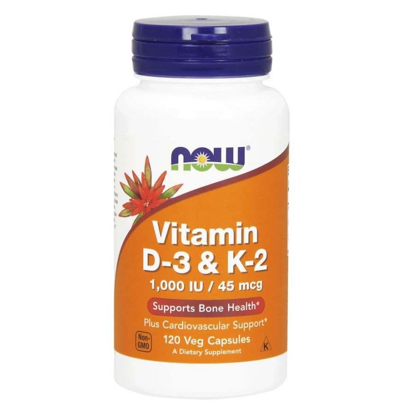 Vitamin D-3 & K-2 - 120 caps