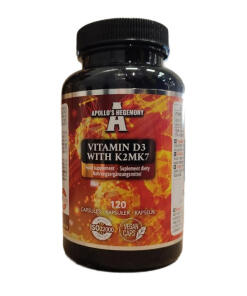Vitamin D3 with K2 MK7 - 120 vcaps