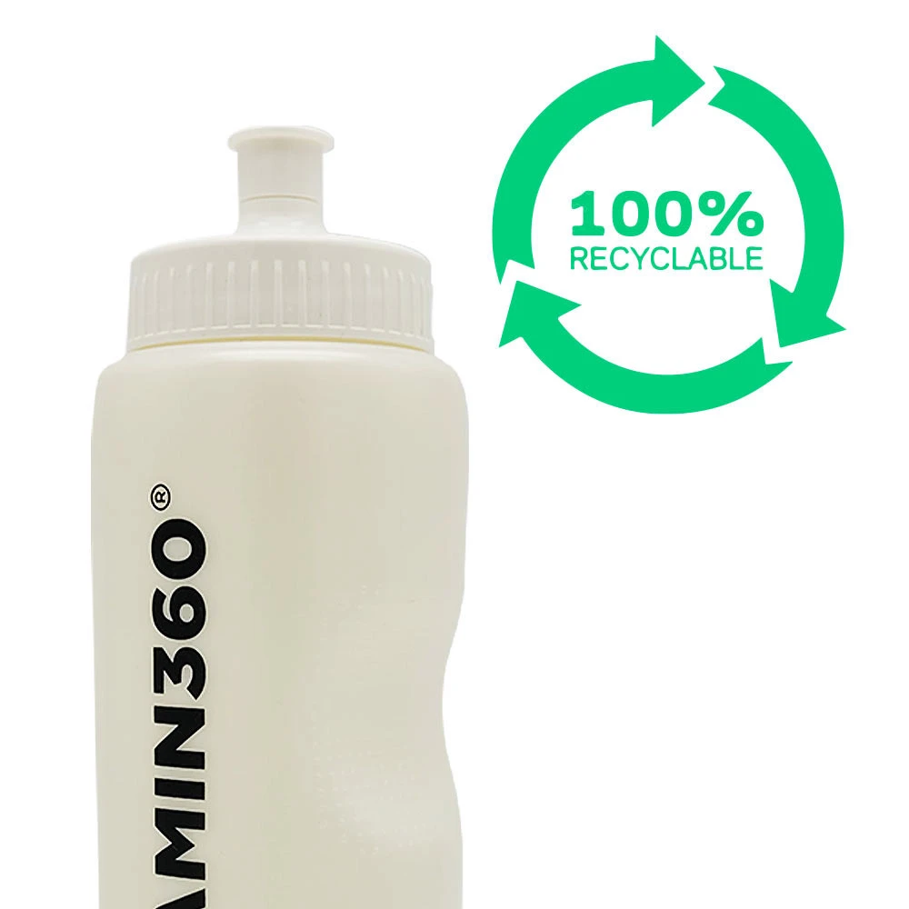 Vitamin360 - Trinkflasche Weiß (1000 ml) – Bild 3