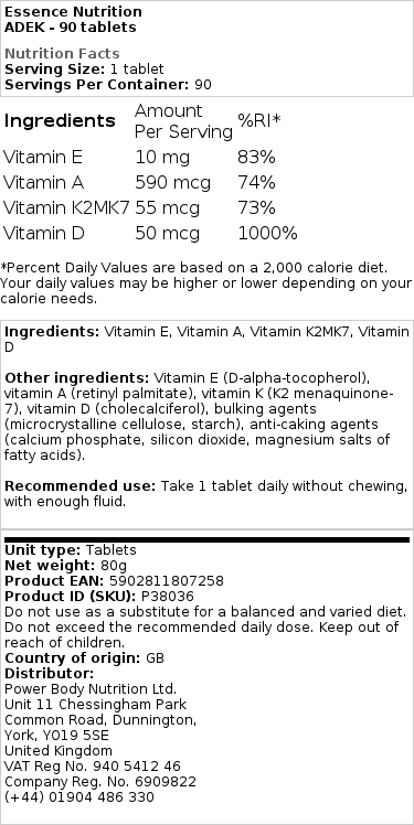 Essence Nutrition - Unle Gold Adekunle Gold – Bild 2