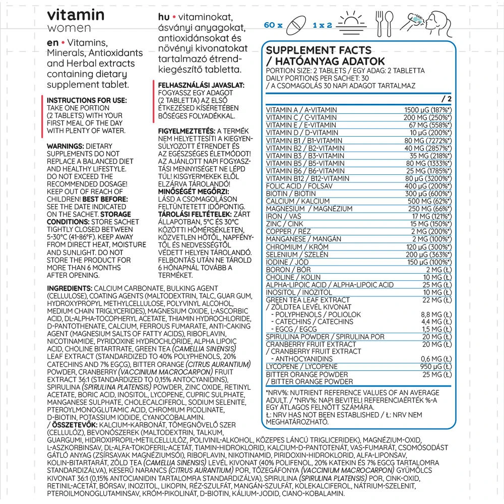 Nutriversum Vitamin Women (60 Tablets)