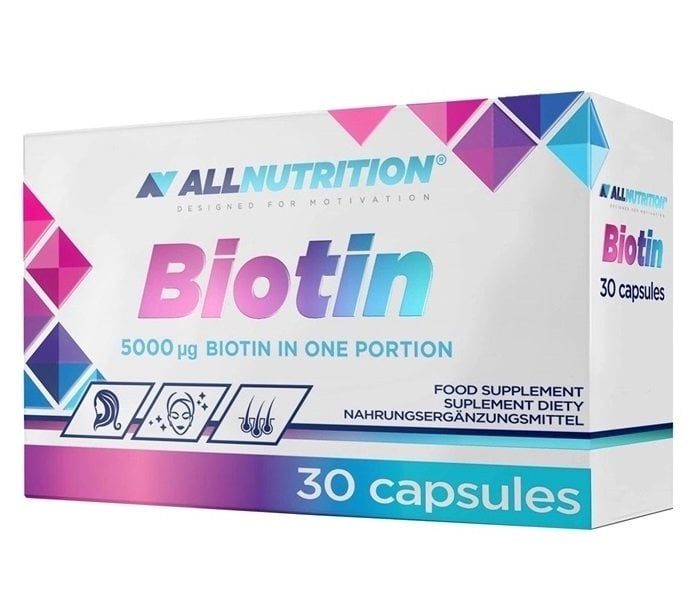 Allnutrition Biotin 5000mcg 30 Kapseln