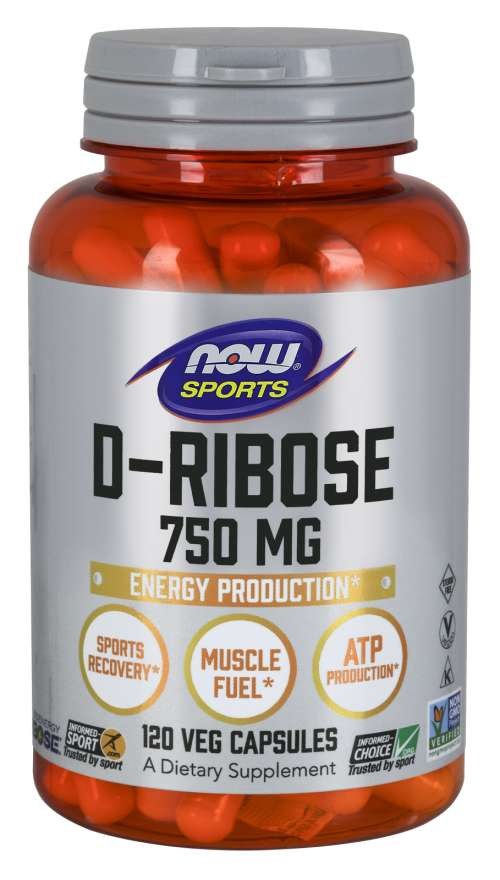 NOW Foods D-Ribose 750mg Kapseln 120
