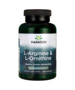 L-Arginine & L-Ornithine - 100 caps