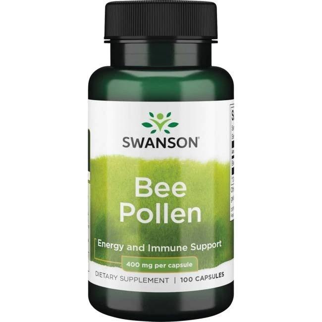 Swanson - SWANSON Bee Pollen (py³ek pszczeli) 400mg 100kaps