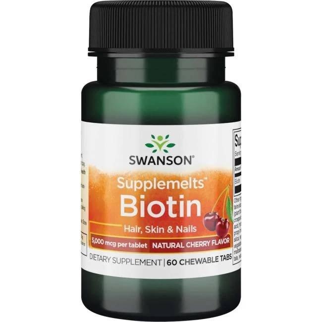 Swanson - SWANSON Biotyna 60 tabletek do ssania