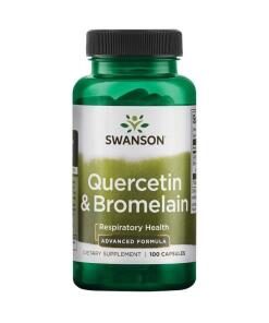 SWANSON Kwercetyna i Bromelina 100 kaps