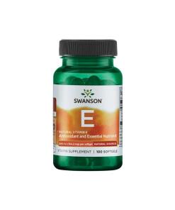 SWANSON Witamina E Naturalna 200IU 100kaps
