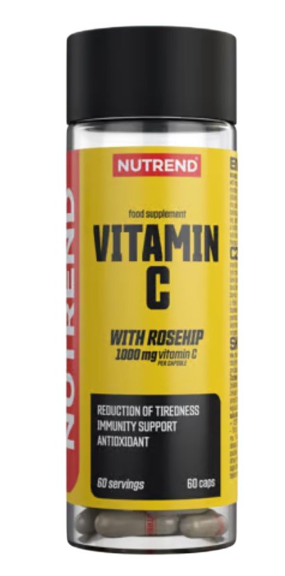 Nutrend Vitamin C mit Hagebutten 60 Kapseln