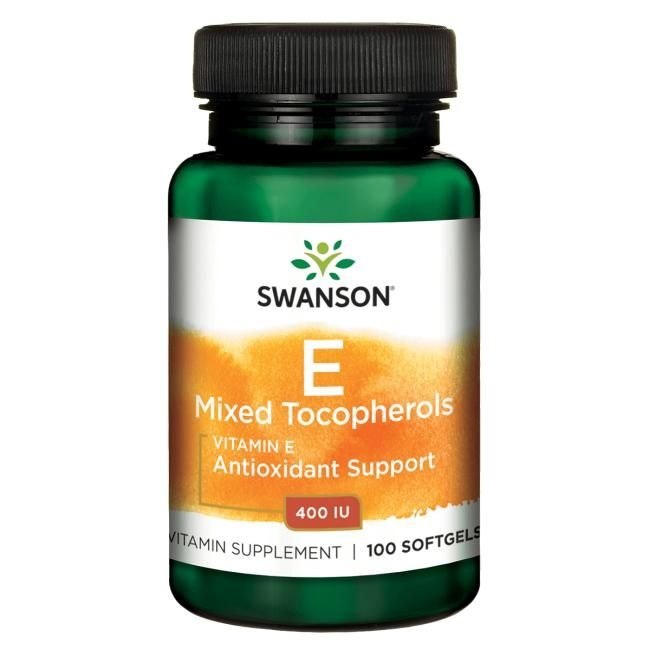 Swanson - Vitamin E Mixed Tocopherols, 400 IU - 100 softgels