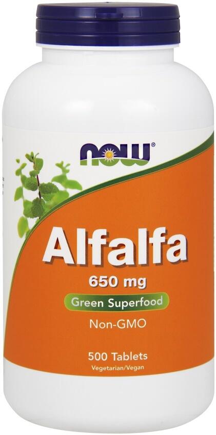 NOW Foods, Luzerne, 650 mg, 500 Tabletten