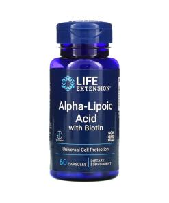 Alpha-Liponsäure – Alpha-Lipoic Acid with Biotin - 60 Kapseln