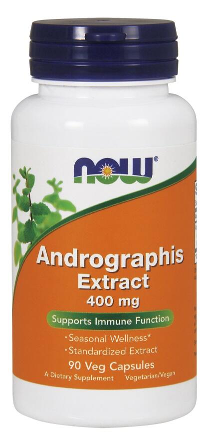 NOW Foods, Andrographis Extract, Kalmeghextrakt, 400 mg, 90 vegetarische Kapseln