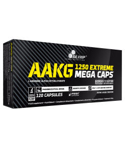 Arginin – AAKG Extreme Mega Kapseln - 120 Kapseln