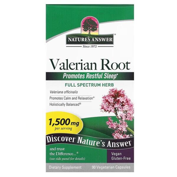 Baldrian – Valerian Root, 1500mg - 90 veg. Kapseln