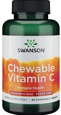 Chewable Vitamin C, Natural Cherry Flavour - 60 Kautabletten