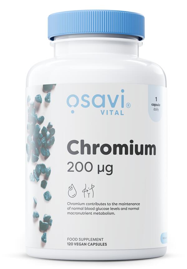 Chromium, 200mcg - 120 vegane Kapseln