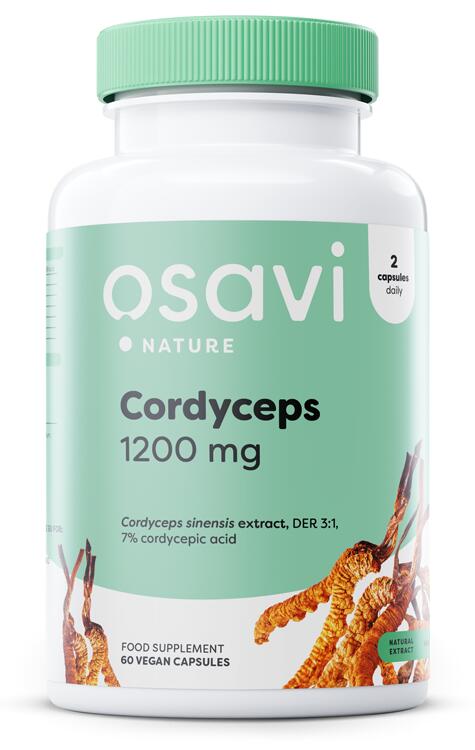 Cordyceps, 1200mg - 60 vegane Kapseln