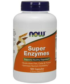 Darmgesundheit & Probiotika – NOW Foods Super Enzymes - 180 Kapseln