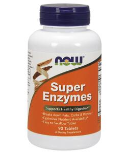 Darmgesundheit & Probiotika – NOW Foods Super Enzymes - 90 Tabletten