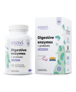 Enzymmischungen – Verdauungsenzyme + Probiotika – 120 vegane Kapseln