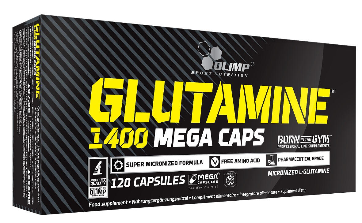 Glutamine Mega Kapseln - 120 Kapseln