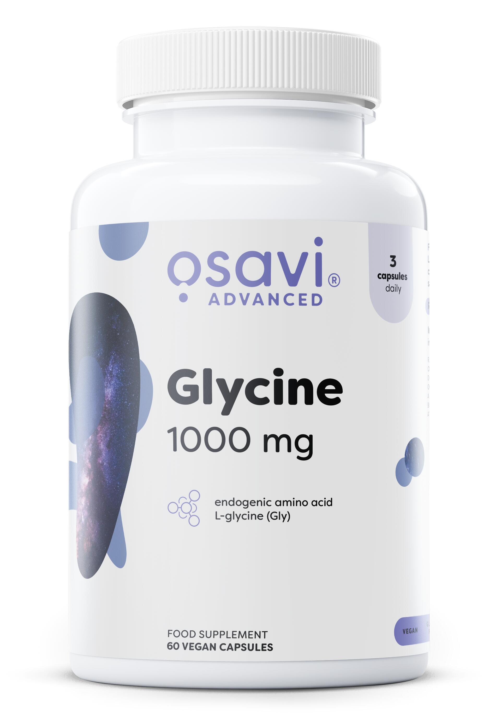 Glycine, 1000mg - 60 vegane Kapseln